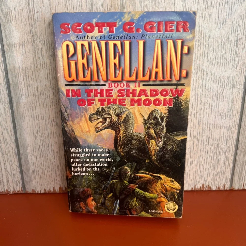 Genellan In the Shadow of‎ the Moon Scott G Gier 1996 First Ed Sci-Fi Paperback